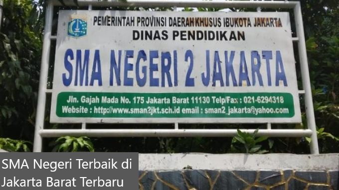 15 Deretan SMA Negeri Terbaik di Jakarta Barat Terbaru 2023